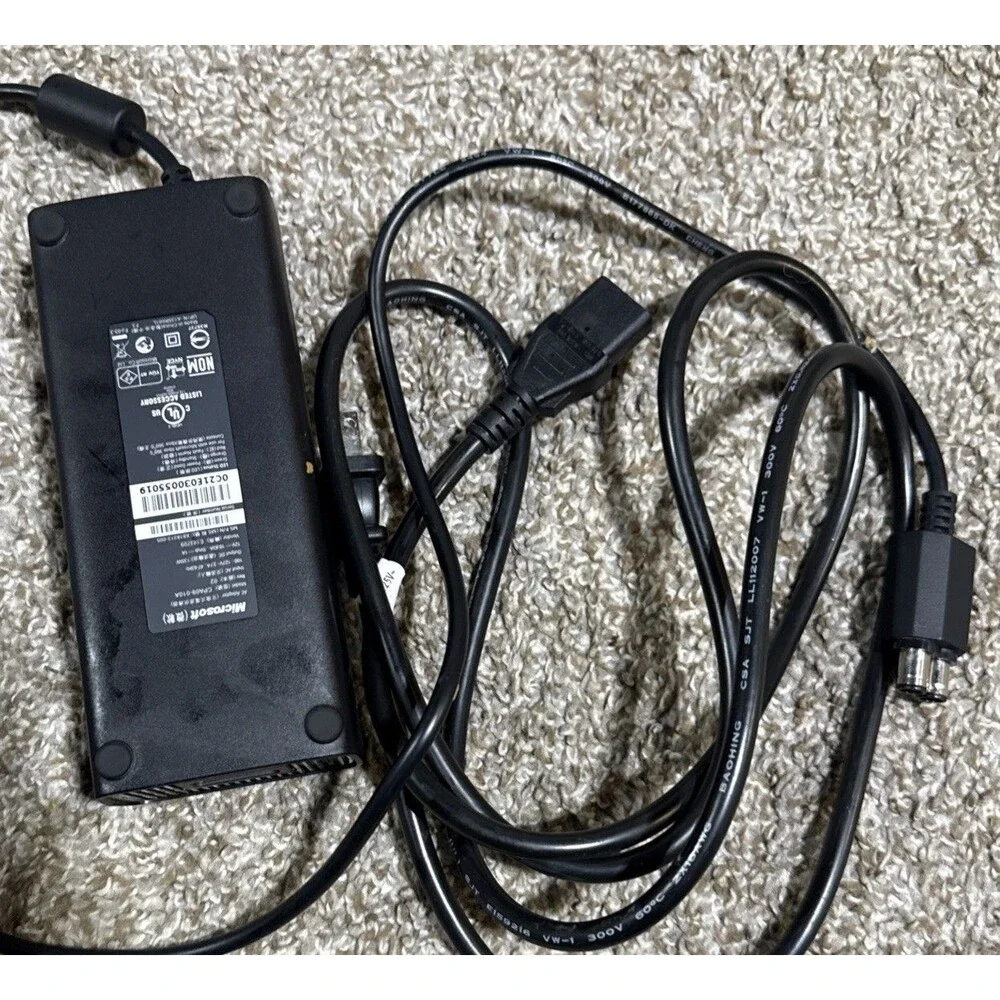 Microsoft Xbox 360 Power Supply AC Adapter Genuine OEM Slim tested works